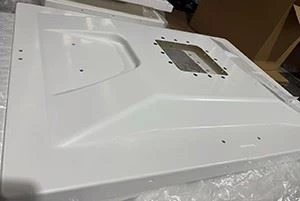 Custom Thermoformed White Enclosure With Insert Nuts – ABS/PC Plastic Housing For Electronic Equipment factory
